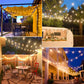 50FT 30FT 25FT Patio string light Outdoor christmas decoration fairy string light for outdoor party garden garland wedding dj