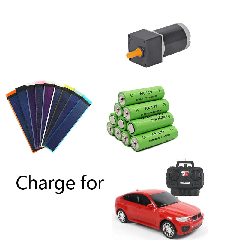 Painel solar de filme fino para baixa potência IoT Electronics Carregador de bateria Célula solar flexível Faça você mesmo Mini Projetos científicos de energia solar