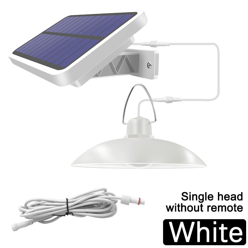 Amaryllis Double Head Solar Pendant Light Outdoor Indoor Solar Lamp With Line Warm White/White Lighting For Camping Garden Yard