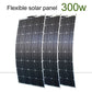 DGSUNLIGHT 100w 200w 12v portable Solar Panel Flexible 16V 800W plate CELLS Monocrystalline silicon