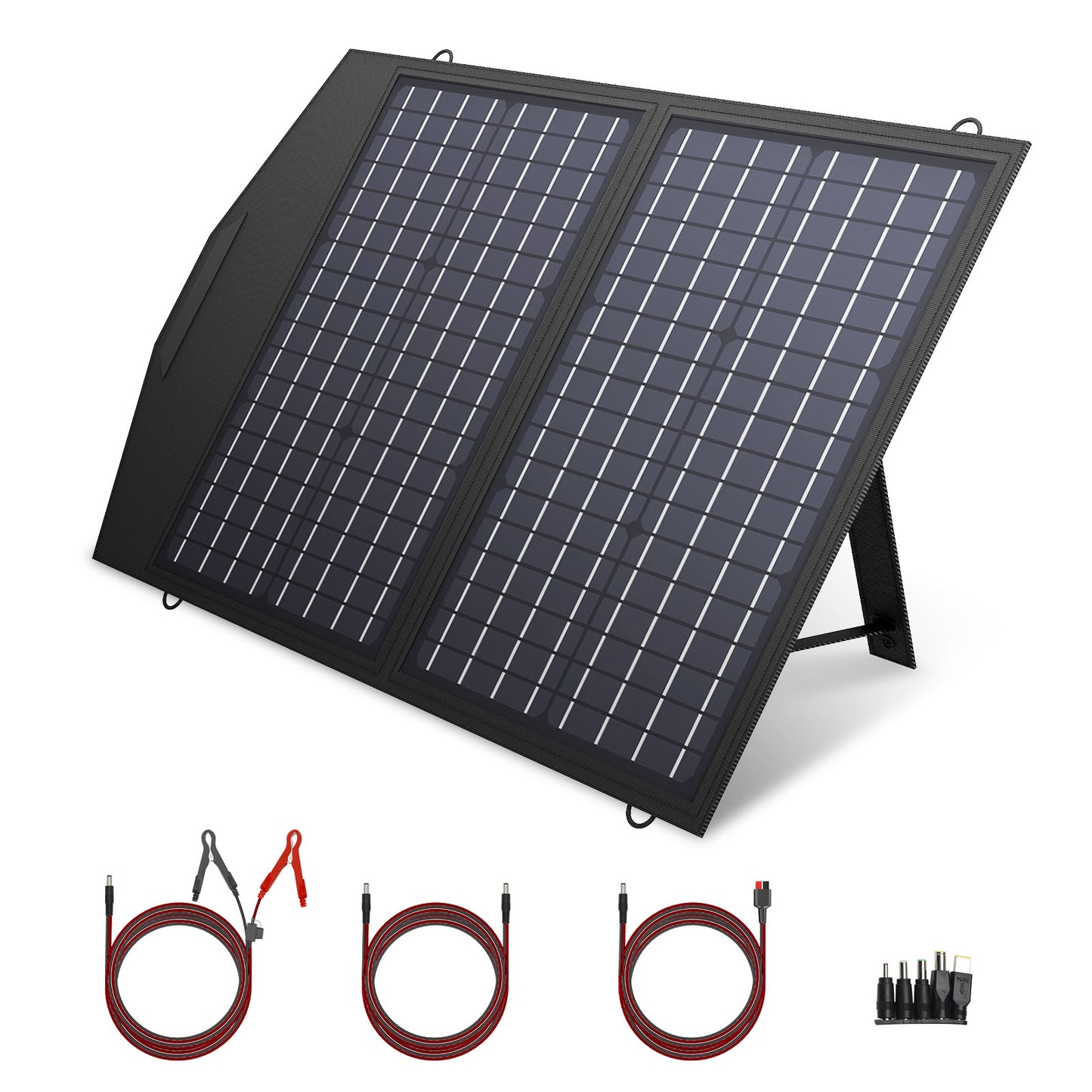 ALLPOWERS 18V Foldable Solar Panel, 60/100/120/200W Mobile Solar Charger for Power Supply, Laptop, Solar Generator, Fishing