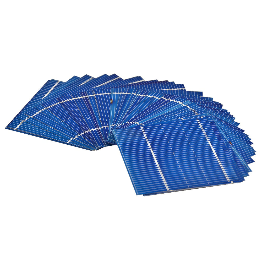 SUNYIMA 100 PZ 0.5 V 0.46 W Pannello Solare 52*52mm Sistema Solare FAI DA TE Per Batteria Caricabatterie per Cellulari Cella Solare Portatile