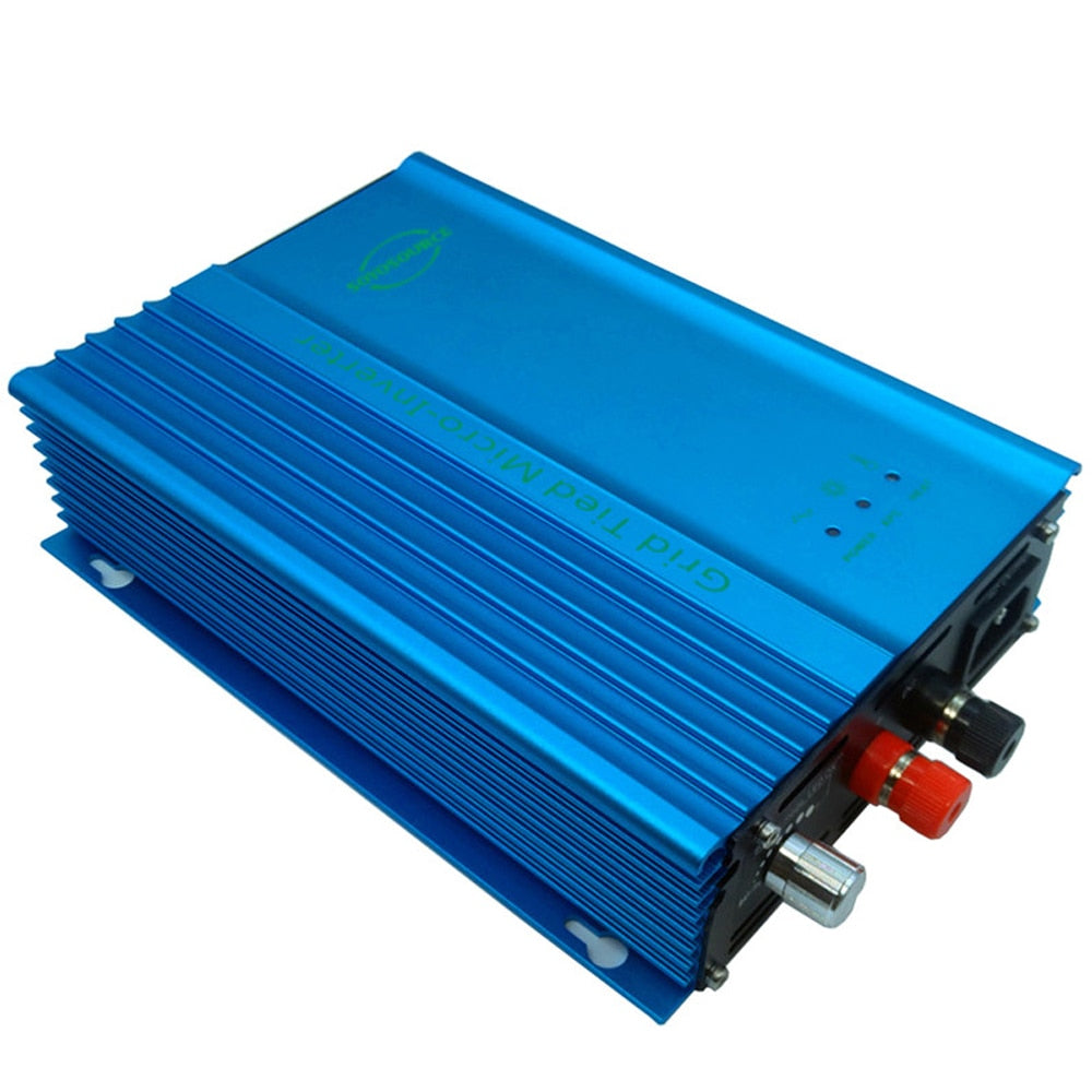 500W Grid Tie Inverter 12V 24V Battery Discharge Micro Grid Tie Inver Adjustable Output Power Solar Panel On Grid Inverter CE