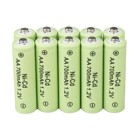 AA Rechargeable Batteries NiCd 700mAh 1.2v Garden Solar Ni-Cd Light LED EAS