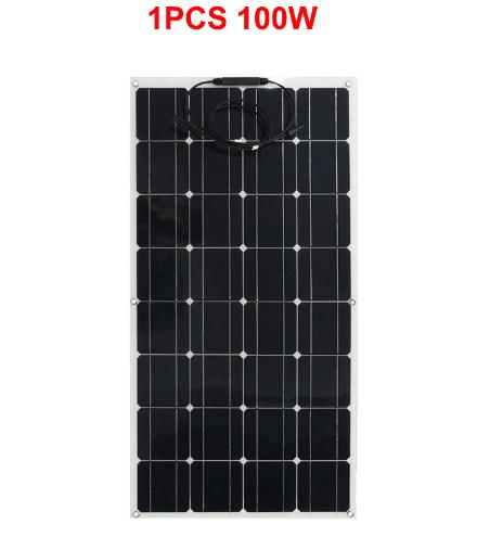 Solar Panel 200w 100w ETFE PET 110W 100W Flexible Panel Solar Monocrystalline Cell For 12V/24V Battery Charger 1000W System Kits