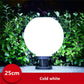 LED Round Ball Stainless Steel Solar Post Lamp Outdoor IP65 Waterproof Column Head Light For Garden Villa Pillar Garden Hotel