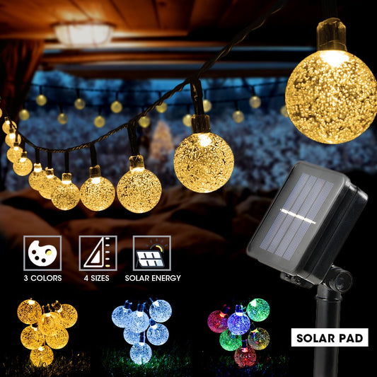 8 Modes Solar Light, 3 COLORS 4 SIZES SOLAR ENERGY