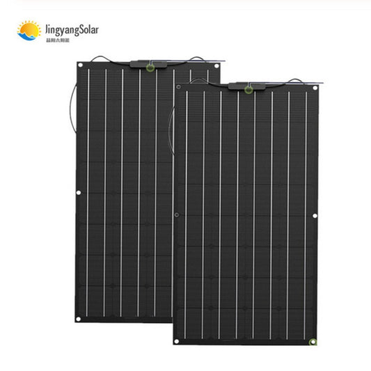 Solar Panel 200w 100w ETFE PET 110W 100W Flexible Panel Solar Monocrystalline Cell For 12V/24V Battery Charger 1000W System Kits