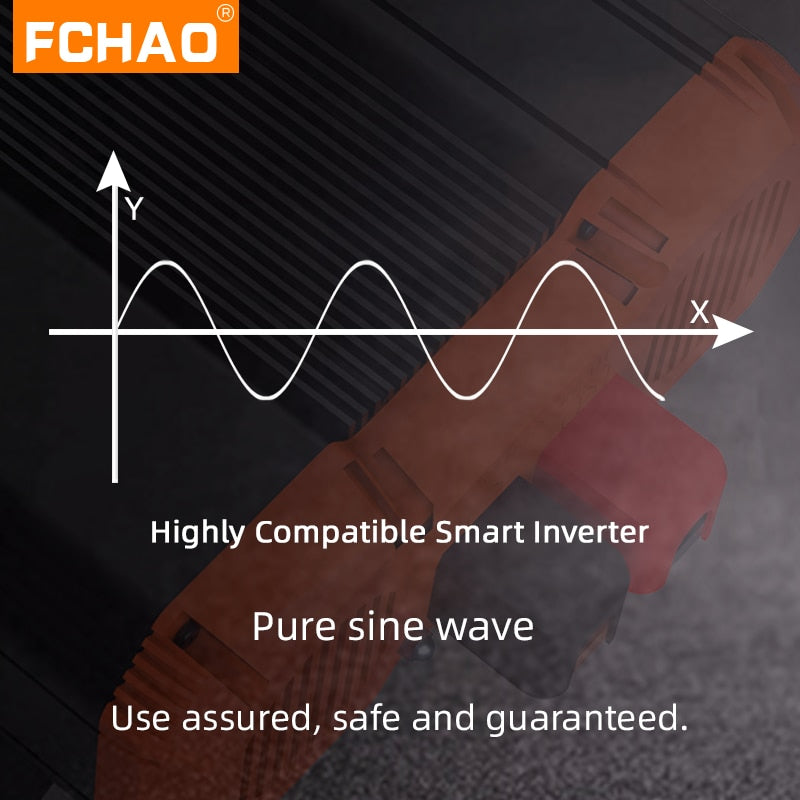 FCHAO Smart Inverter Pure sine wave Use assured, safe