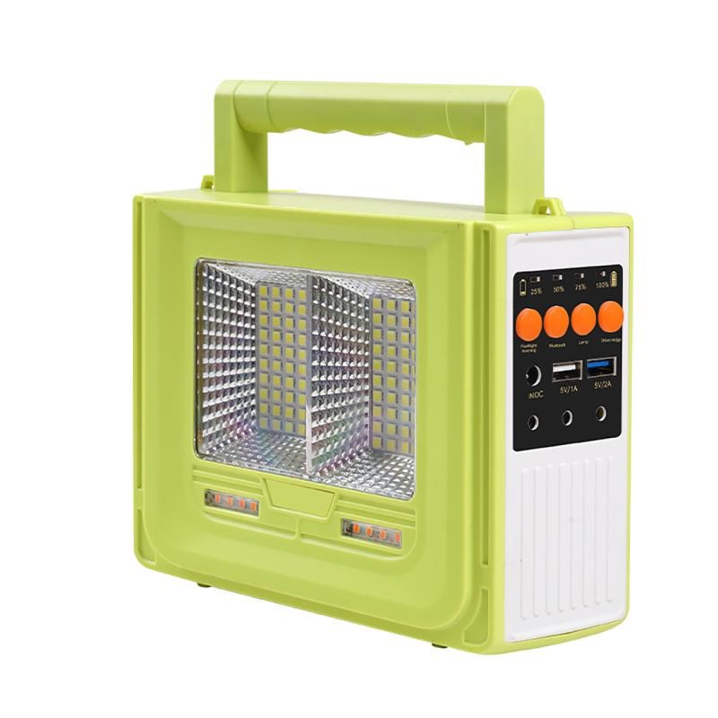 Generatore di energia di emergenza a luce solare Piccolo sistema Dispositivo di carica della luce integrato per musica portatile all'aperto