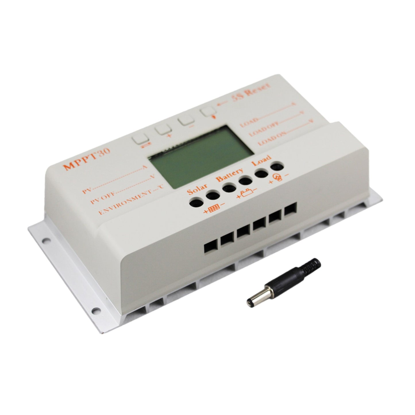 30A Solar Charge Controller MPPT 12V 24V for 200W-380W Solar Panel Battery Regulator Max PV 48V USB Output 5V LCD Display