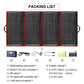 PACKING LIST B: 30OW folding solar panel*1