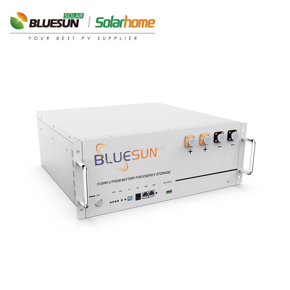 Bluesun 51.2V 100Ah Solar Battery - deep cycle lifepo4 lithium battery hybrid solar system | Best Solar