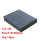 10pcs Solar Panel, 12V 2W Size:110x136mm Qty: