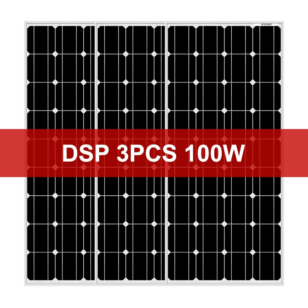 Dokio 18V 100W Rigid Solar Panel China 18V Monocrystalline Silicon Waterproof Solar Panel Charge 12V  #DSP-100M