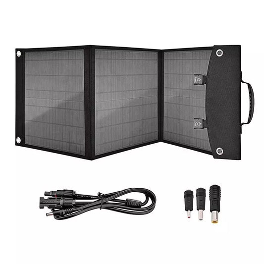 60W Portable Solar Panel - 18v folding USB home camping power bank foldable perc solar panel | Best Solar