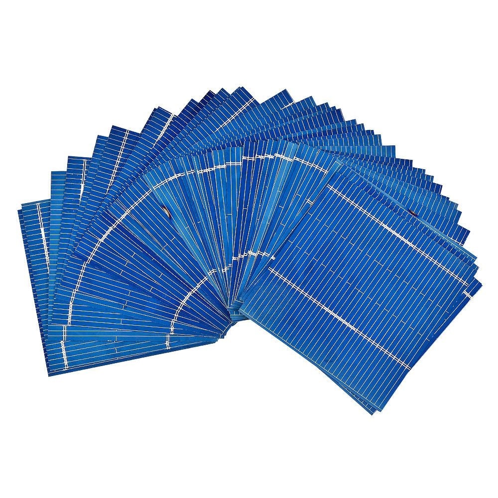 SUNYIMA 100 PZ 0.5 V 0.46 W Pannello Solare 52*52mm Sistema Solare FAI DA TE Per Batteria Caricabatterie per Cellulari Cella Solare Portatile