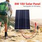 Waterproof Solar Panel 8W 18V Polycrystalline Board Outdoor Portable DIY Solar Cells Charger 200x130mm for 12V-18V Battery