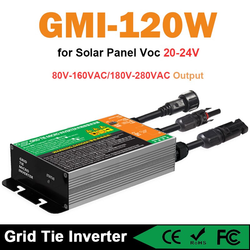 GMI-120W for Solar Panel Voc 20-24V 80