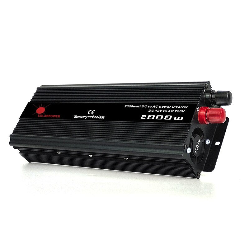 Solar Inverter 12v 220v 500W 1000W 2000W DC 12v to AC 220v Portable Voltage Transformer Charger Converter Usb Power Car Inverter