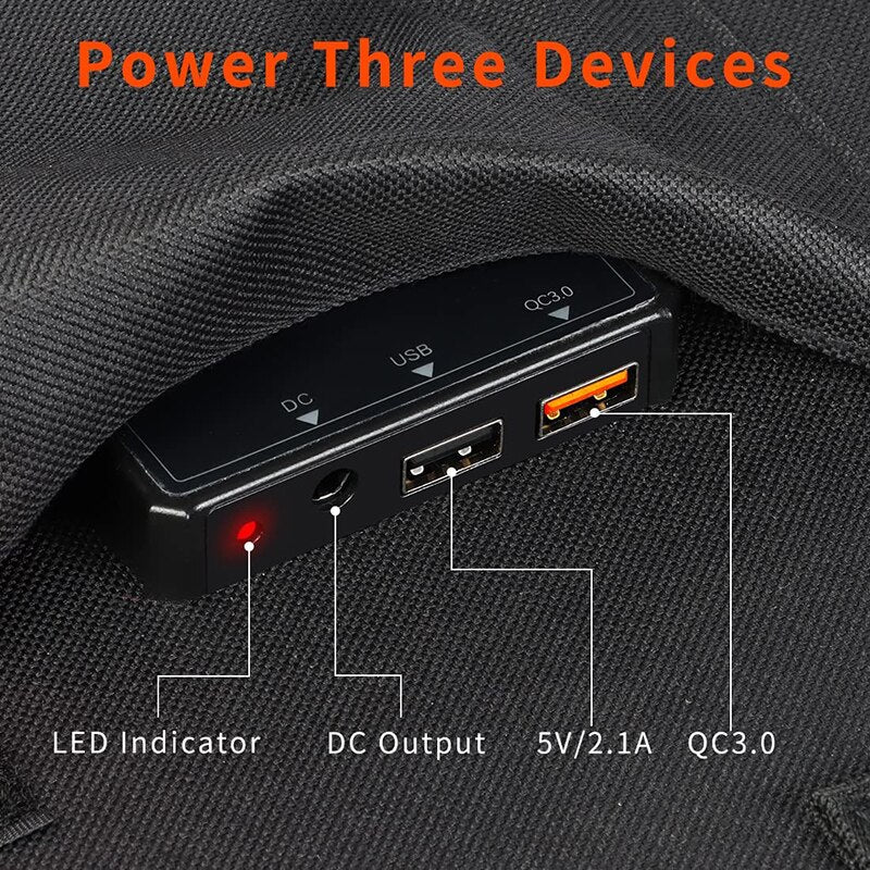 Power Three Devices LED Indicator DC Output 5V/