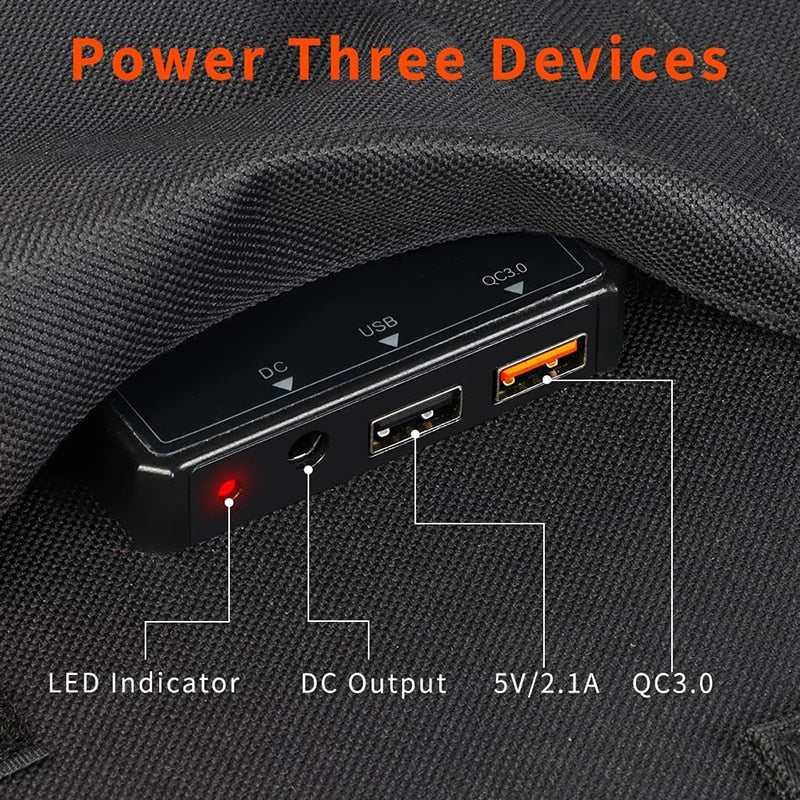 Power Three Devices LED Indicator DC Output 5V/