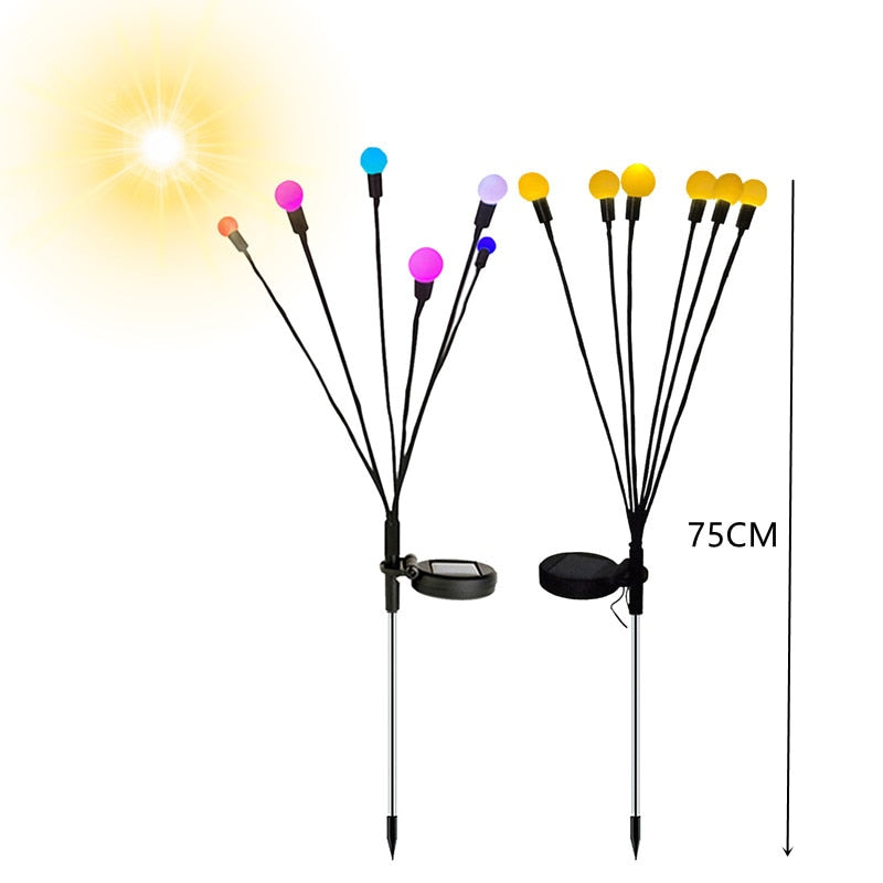 20LED Solar Lamp Solar Garlands Light Peach Flower Solar Lamp Power LED String Fairy Lights Garden Christmas Decor for Outdoor