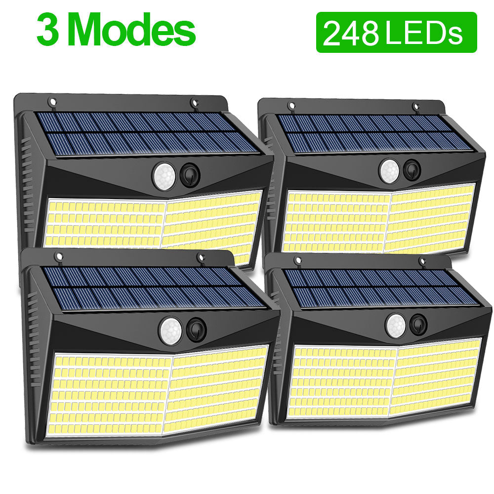 Réverbère d'énergie solaire lumières de capteur solaire extérieures pour le décor de jardin 432 réflecteur Led allumant la lanterne solaire energia étanche