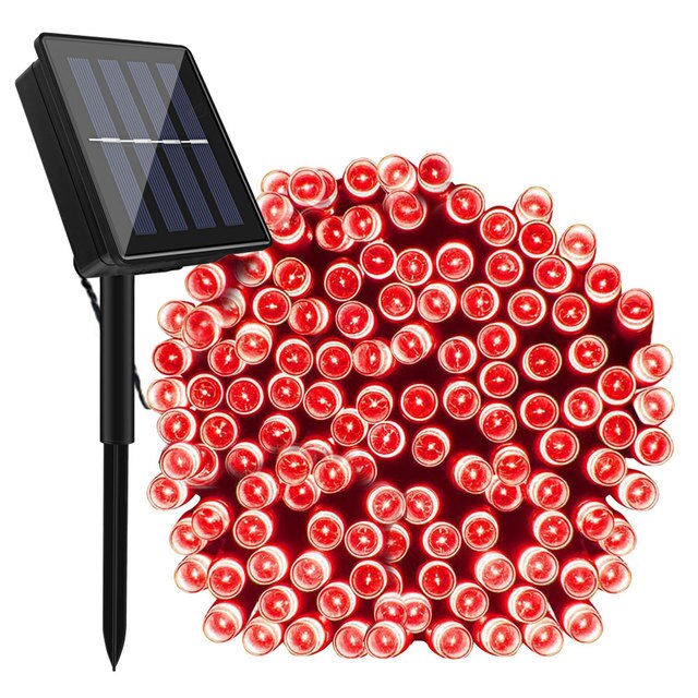 Outdoor Solar String Light 300LED Solar LED Light Waterproof for Garden Decoration Wedding Party Valentines Christmas Tree Homes
