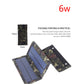 this solar panel charger is light; ultra-thin 190mm