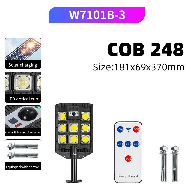 COB 248 Solar charging Size:181x69x370