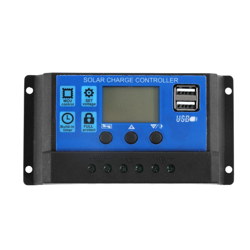 Kit de panneau solaire professionnel 100W 12V Port USB simple/double Module monocristallin hors réseau avec contrôleur de Charge solaire 30A