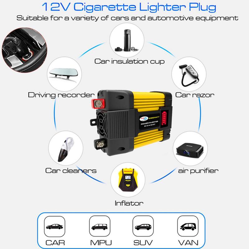 12V Cigarette Lighter Plug Suitable for a variety