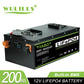 New 12V 200Ah 280Ah 400Ah 24v 100Ah 200Ah 48v 120Ah  LiFePO4 Battery Built in -BMS for Home Energy Storage Solar Perfect  No Tax
