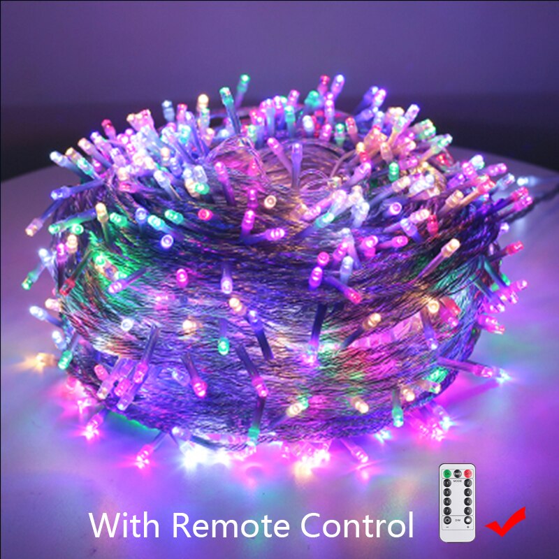 Fairy Lights 10M-100M Led String Garland Christmas Light Waterproof For Tree Home Garden Wedding Party Outdoor Indoor Decoration