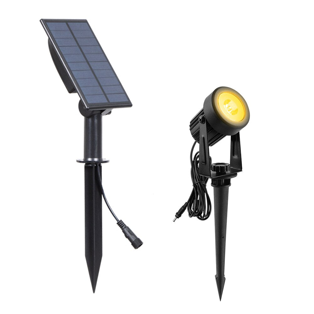 T-sunrise Solar LED Outdoor Light IP65 Impermeabile Decorazione da giardino Luci RGB Lampade per illuminazione da giardino con paesaggio bianco caldo / freddo
