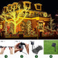 Outdoors Solar String Light 300LED 8 Modes Solar Lamp Waterproof for Gardens Wedding Party Valentines Christmas Tree Homes