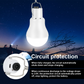solar light outdoor waterproof solar bulb hanging lamp garden solar led lights outdoors portable tent lamp for camping fishing