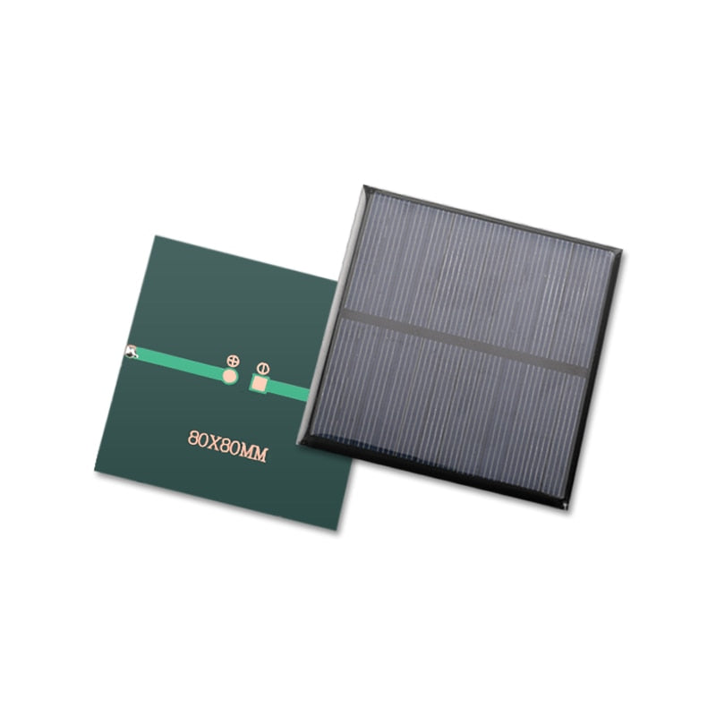 Atacado Mini Painel Solar 4V 5.5V 5V 6V 7V 10V 12V 50mA 60mA 100mA 150mA 200mA 500mA Mono/poli