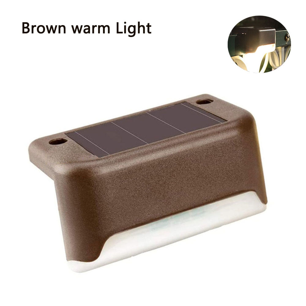 Lampe Solaire Chemin Pont Extérieur Jardin LED Lumières Étanche Balcon Éclairage Décoration pour Patio Escalier Clôture Lumière Solaire Extérieur