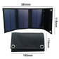 120W Foldable Solar Panel Charger 5V USB Output Plate Safe Charge Cell Solar Charger for Phone Home Outdoor Camp Backup Power