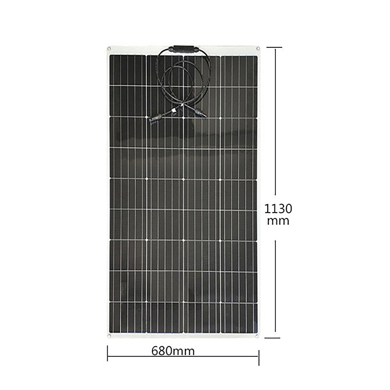 ETFE 300W Flexible Solar Panel Portable Solar Cell Energy Charger DIY Connector for Smartphone Charging Power System Car Camping