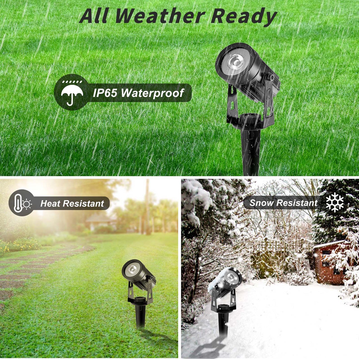 T-sunrise Solar LED Outdoor Light IP65 Impermeabile Decorazione da giardino Luci RGB Lampade per illuminazione da giardino con paesaggio bianco caldo / freddo