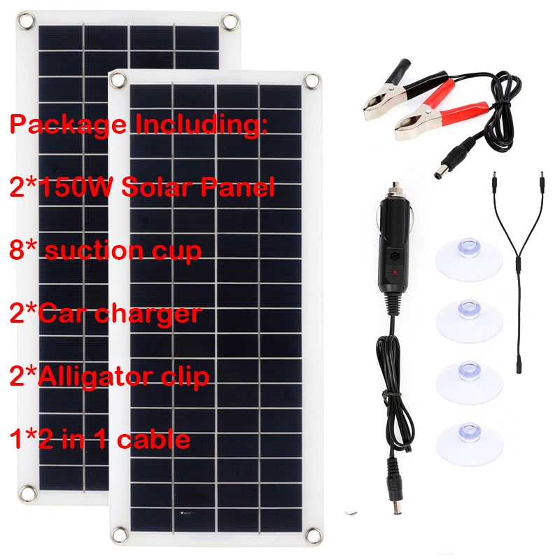 150W 300W Solar Panel, Peel delindludind 2*b11] Solair-