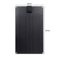 NEW 18V 50W Solar Panel Portable USB+Type C Dual Port Battery Charger Solar Cell Board Car Charger for Phone Support Fast Charge