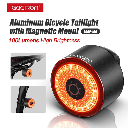 GCci3OA Aluminum Bicycle Taillight with Magnetic Mount