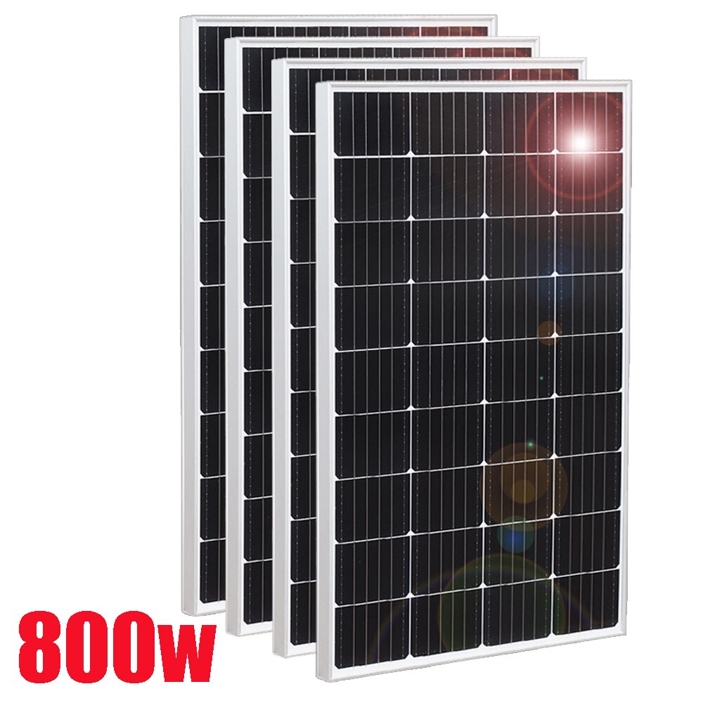 1500w 1000w 800w 600w 400w 200w glass solar panel aluminum frame 12v battery charger photovoltaic panel for home car boat camper