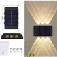 Outdoor Solar Garden Light Led Waterproof Decoration Wall Lamp for Fence Porch Country Balcony House Garden Street Lighting
