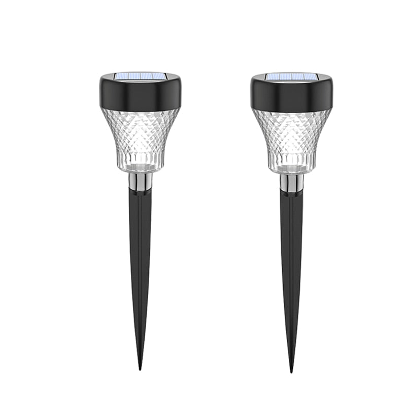 LED-Solar-Wegebeleuchtung, wasserdichte Landschaftslampe, solarbetriebene Gartenbeleuchtung für Hof, Terrasse, Rasen, Hinterhof, Gehweg-Dekoration
