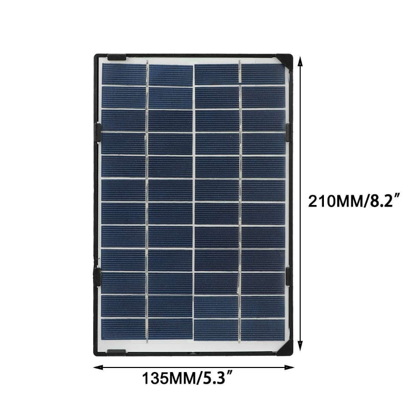 30W Portable Solar Panel Complete Kit 12V DC5521 for Outdoor Camera Security Supervision Yard Lamp Street Light Battery Charger